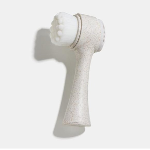 Zoe Ayla Eco Friendly Dual Facial Brush Dual-Action Facial Cleansing Brush New - Picture 2 of 4